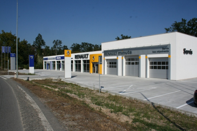 Predajňa Renault a autoservis